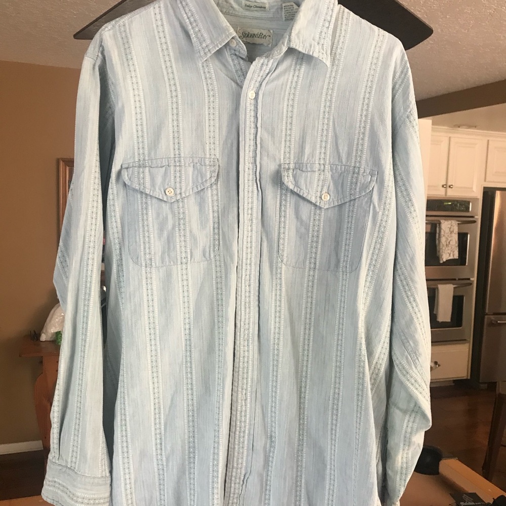 VINTAGE flannel button-up